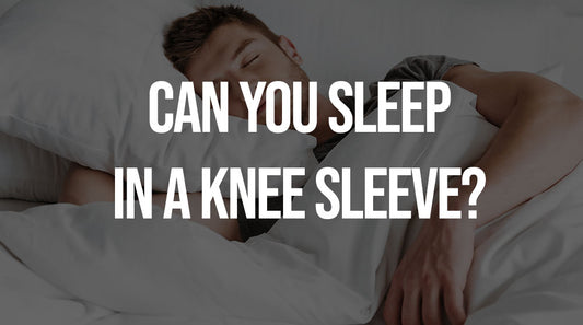 can you sleep in a knee compression sleeve