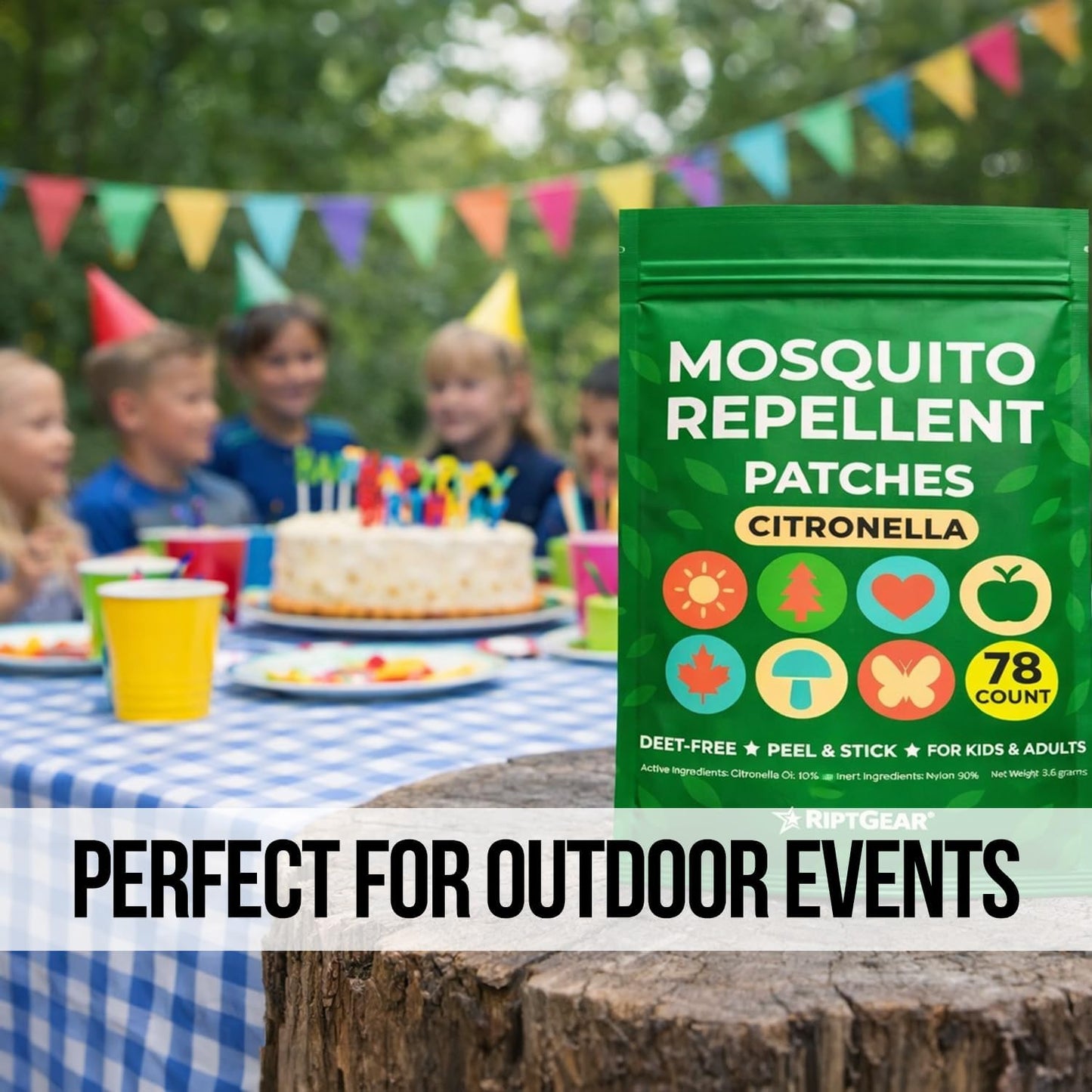 Mosquito Repellent Patches (78 Pack)