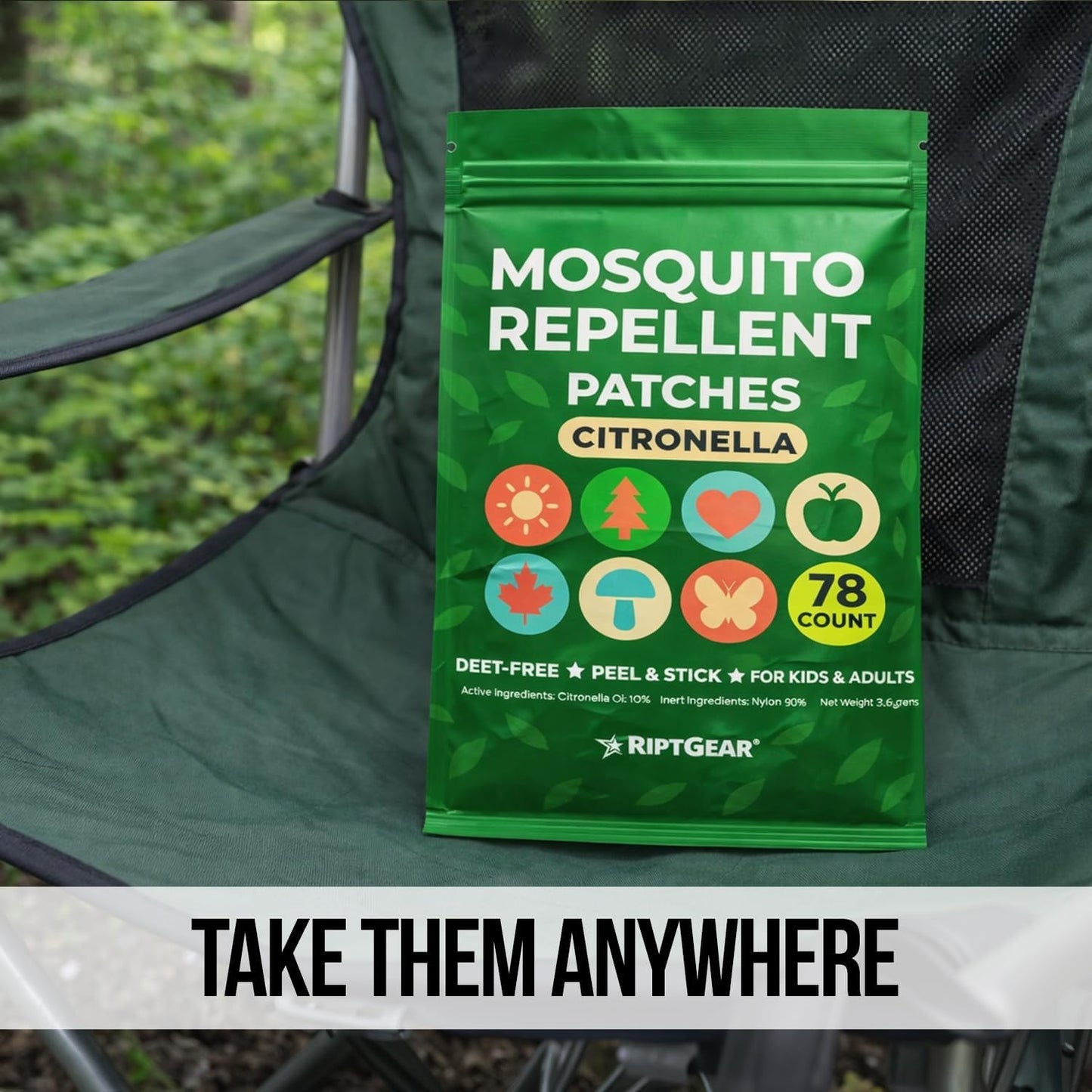Mosquito Repellent Patches (78 Pack)