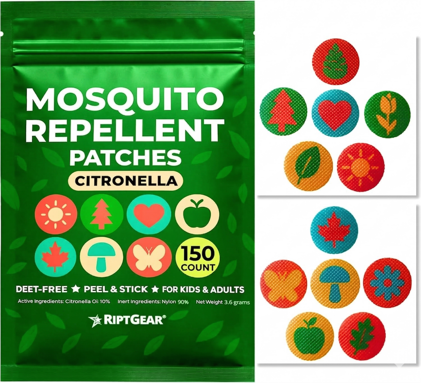 Mosquito Repellent Patches (150 Pack)
