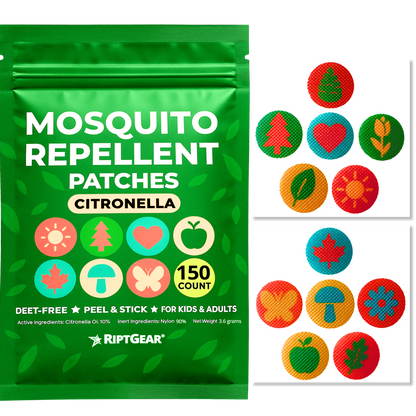 Mosquito Repellent Patches (150 Pack) (Green)