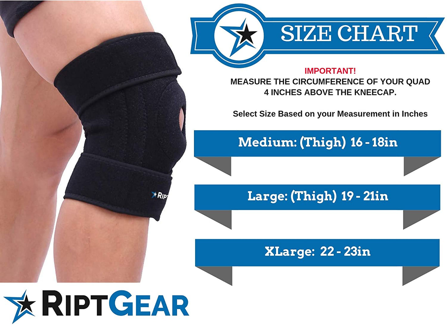 Open Patella Knee Brace