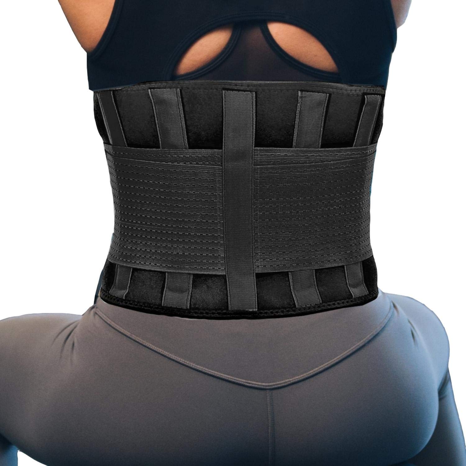 RiptGear Back Brace for Back Pain Relief and Support for Lower Back Pain - Lumbar Support and Back Pain Relief - Lumbar Brace and Back Support Belt